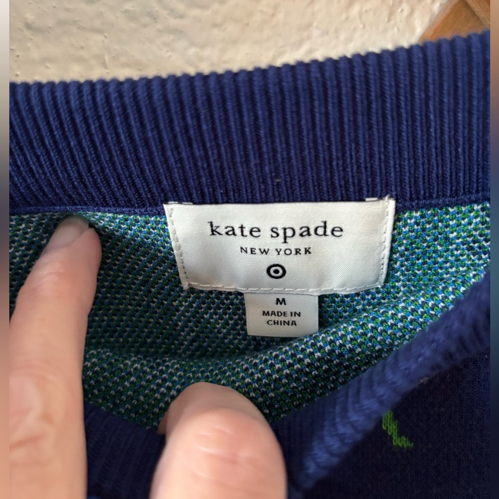 Kate Spade x Target Blue and Green Floral Midi Skirt - Picture 2 of 4